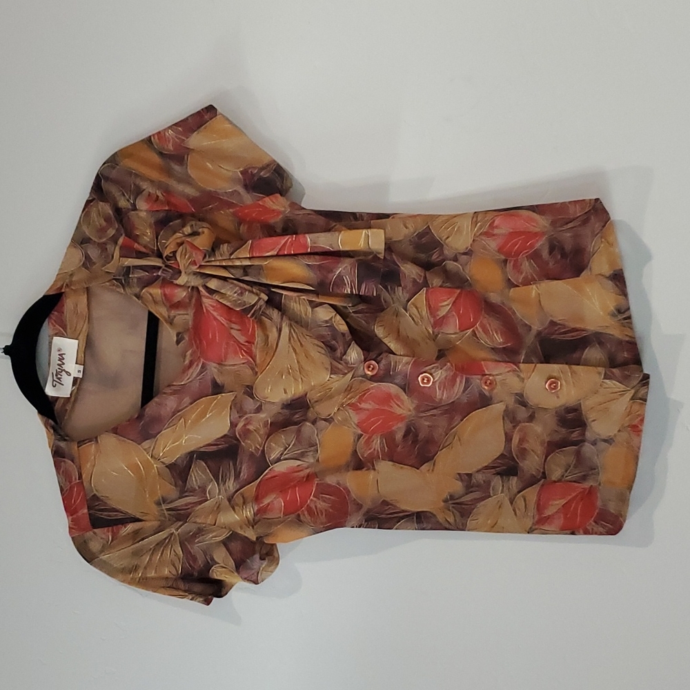 Tatyana sheer blouse with tie bust